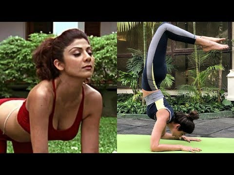 Shilpa Shettys Quick Fix Yoga || Shilpa Shetty Hot Yoga 2018 || BollywoodGossip Studio