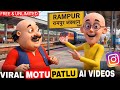 How To Create Viral Motu Patlu AI Videos For Instagram Trending Motu Patlu Village Video Editing