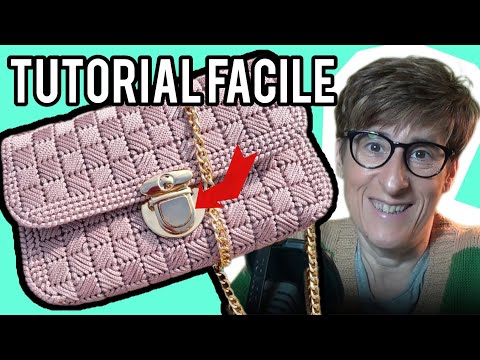 Borsa Facile su Rete Canvas | Tutorial Completo Passo Passo per Principianti 🧵👜