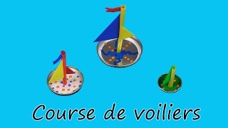 Bricolage bateau avec un couvercle de bocal