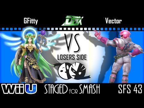 Staged for Smash 43 - LR2 - Gfiddy (Palutena) vs. Vector (Captain Falcon) - Smash 4 - Wii U