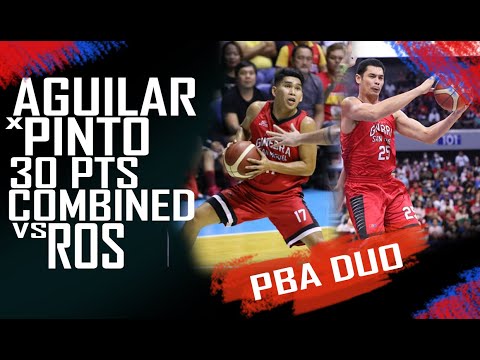 Aguilar x Pinto Full Duo Highlights vs Rain or Shine