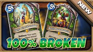 NEW CARDS! Hunter is completely BROKEN! - Thijs Hearthstone