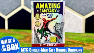Magic the Gathering SPIDERMAN GIFT BUNDLE Unboxing Rares and Mythic Rares