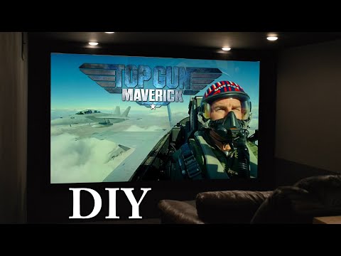 How to Build a Projector Screen that's Acoustically Transparent!