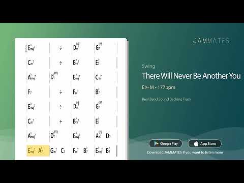 [JAZZ STANDARD] There Will Never Be Another You (Eb, M, 177bpm, Swing) I Jazz Backing Track