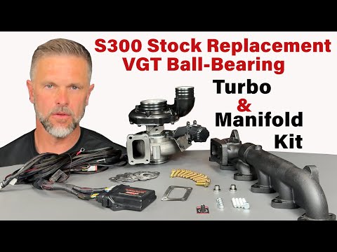 S300 VGT Ball Bearing Turbo & Manifold Kit | 6.7 Cummins Turbo Upgrade 2007.5–2018