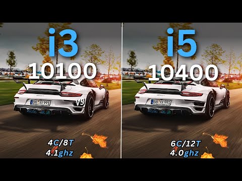 i3 10100 vs i5 10400 Tested in Latest Games | 1080p
