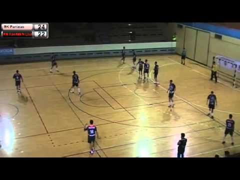 08.03.2015. RK Partizan - RK Spartak Vojput 1.poluvreme