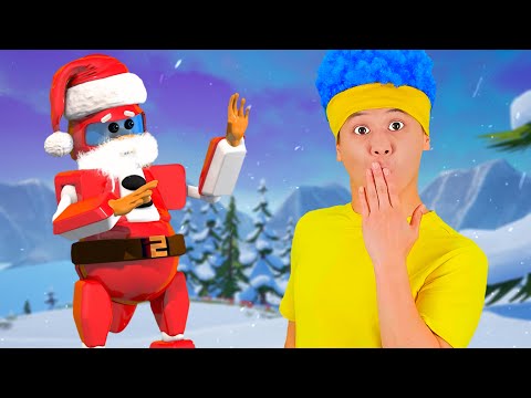 Robot Santa's Christmas Gifts | D Billions Kids Songs