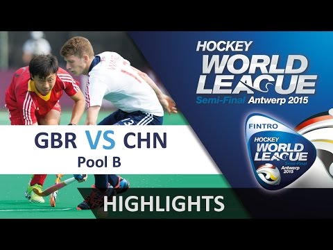 Great Britain v China Match Highlights - Antwerp Men's HWL (2015)