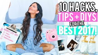 10 Ways To Have the BEST 2017! Room Decor for Organization, Life Hacks + More!