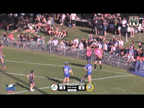 2015 Real NRL Major Semi Final 1st Grade Highlights - Wests v Lakes United