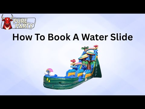 How to book your Water Slide Video