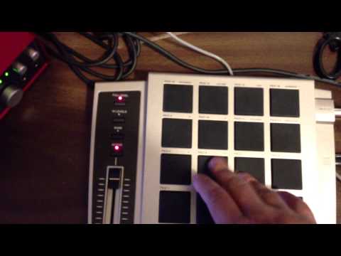 Akai MPD 16 test cubase 7.5 focusrite 18i8