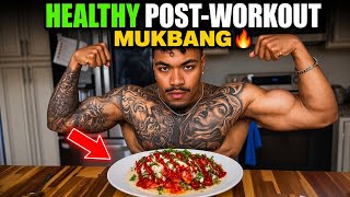SILENT ASMR Healthy Mukbang After the Gym 🥗💪 | No Talking, Satisfying 