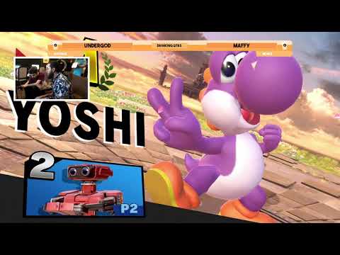 Smashing Barrels 2nd Sip Drinking Bracket — Undergod (Yoshi) vs Maffy (ROB/Piranha Plant)