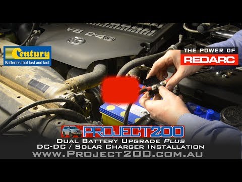 LandCruiser 200 Dual battery system & DC-DC charger install - Project 200 - Redarc BCDC1225D