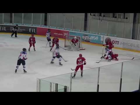 KEC U15 vs Jungadler Mannheim März 2022 - KEC Goaltender Max Bolle