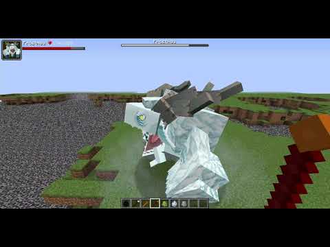 Ender Golem Vs Mowzie's Mobs Monster In Minecraft