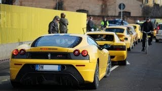 preview picture of video '1° Happy Bithday Museo enzo Ferrari (Yellow MEF 2013)'