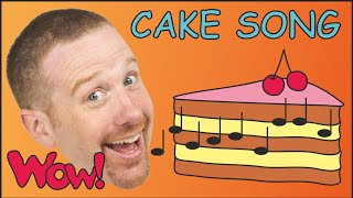 Cake Song for Kids | Learn English speaking with Steve and Maggie | Food Song esl