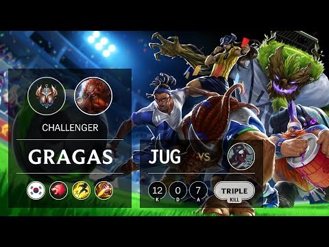 Gragas Jungle vs Kayn - KR Challenger Patch 9.10