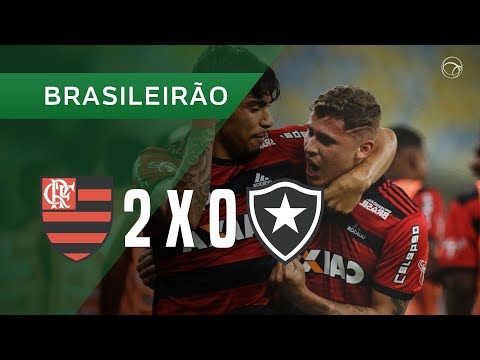 FLAMENGO 2 X 0 BOTAFOGO - GOLS - 21/07 - BRASILEIRÃO 2018