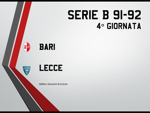 immagine di anteprima del video: Old Subbuteo: Serie B 91/92 4° Bari-Lecce