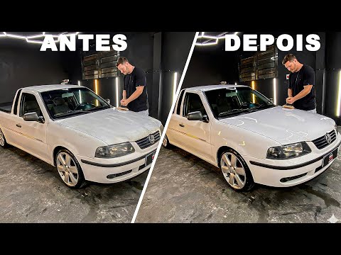 MANDEI POLIR A SAVEIRO: O RESULTADO ME SURPREENDEU 😱