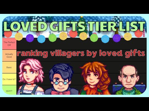 , title : 'Ranking every Stardew Valley Expanded Villager by Unique Loved Gifts!'