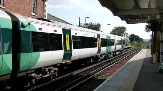 preview picture of video 'Southern Trains at Pulborough 30 July 2014'