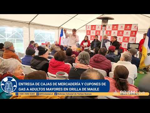 Entrega de Cajas de Mercadería y Cupones en Orilla de Maule 2026