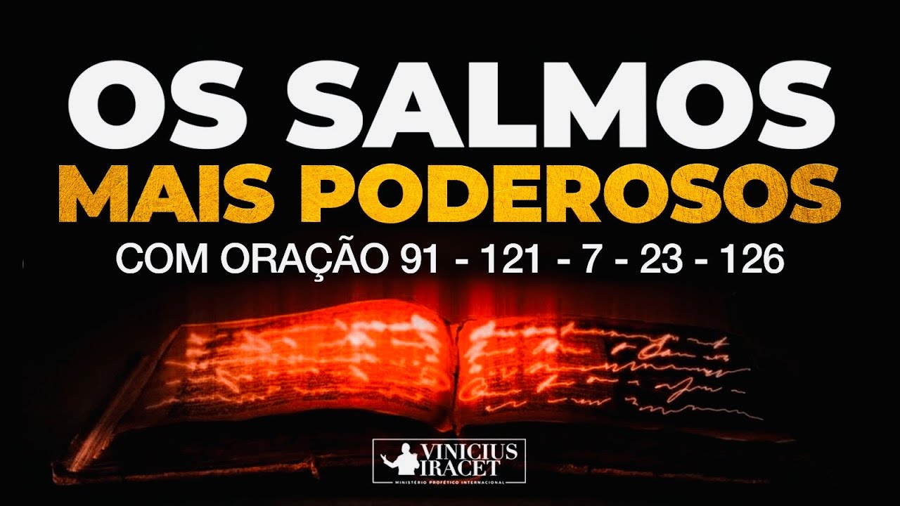 Os Salmos mais poderosos 91, 121, 7, 23, 34, 126 com oração poderosa Bíblia falada