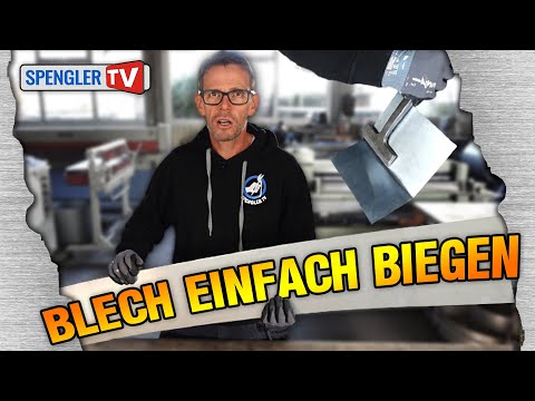 Craftsman shows how it's done ... simply bend sheet metal