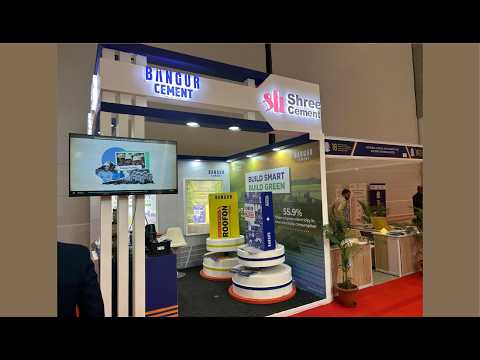 Shree Cement Exhibition Stall Yashobhoomi Delhi