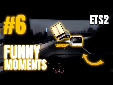 Best IDIOTS on the road & Funny Moments! | ETS2MP - #6