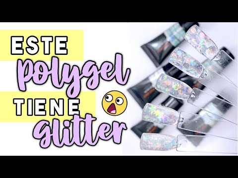 GLITTER IRIDISCENT POLYGEL 💅🏻 MODELONES