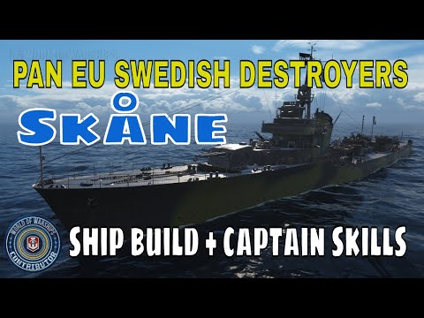 Skåne Pan EU European Swedish Destroyers World of Warships Wows Review