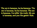 Ray J Ft Rico Love Bananas Lyrics On Screen 
