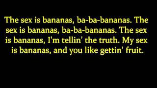 Ray J Ft Rico Love Bananas Lyrics On Screen