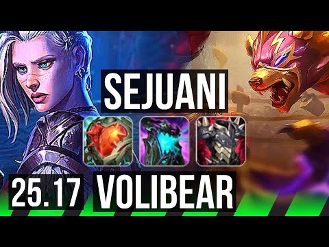 SEJUANI vs VOLIBEAR (JGL) | 48k DMG, Legendary | EUW Diamond | 25.17