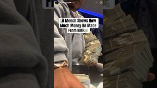 LIL MEECH SHOWS HOW MUCH MONEY HE MADE FROM BMF 💸😲 #bigmeech #bmf #lilmeech #50cent #rickross #usa