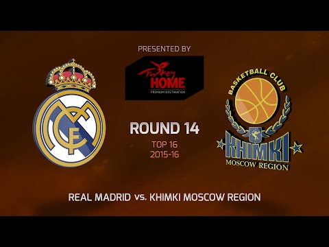 Highlights: Top 16, Round 14, Real Madrid 83-70 Khimki Moscow Region 	