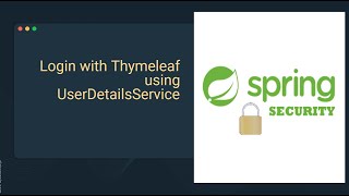 Download the video "(Newest Version)Configure Spring Security 6.0 with Login Form Thymeleaf - Moved Deprecated Function"