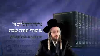 הרב מנחם מנדל פומרנץ | רגע קדוש מהאור החיים -אידיש- יום א' פרשת ויקהל • שיעורי תורה שבת •