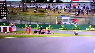 F1 2015 Japan Big Crash Kwjat Sky