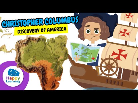 🌎⛵ CHRISTOPHER COLUMBUS and the DISCOVERY of AMERICA |  @HappyLearningENG