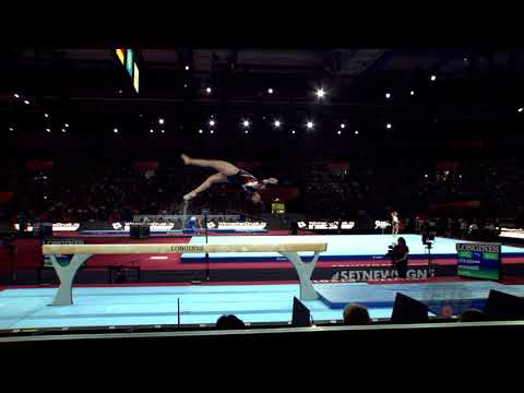 MOHAMED Mandy (EGY) - 2019 Artistic Worlds, Stuttgart (GER) - Qualifications Balance Beam