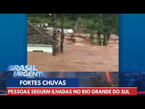 Gaúchos seguem ilhados em pontos de alagamento no RS | Brasil Urgente
